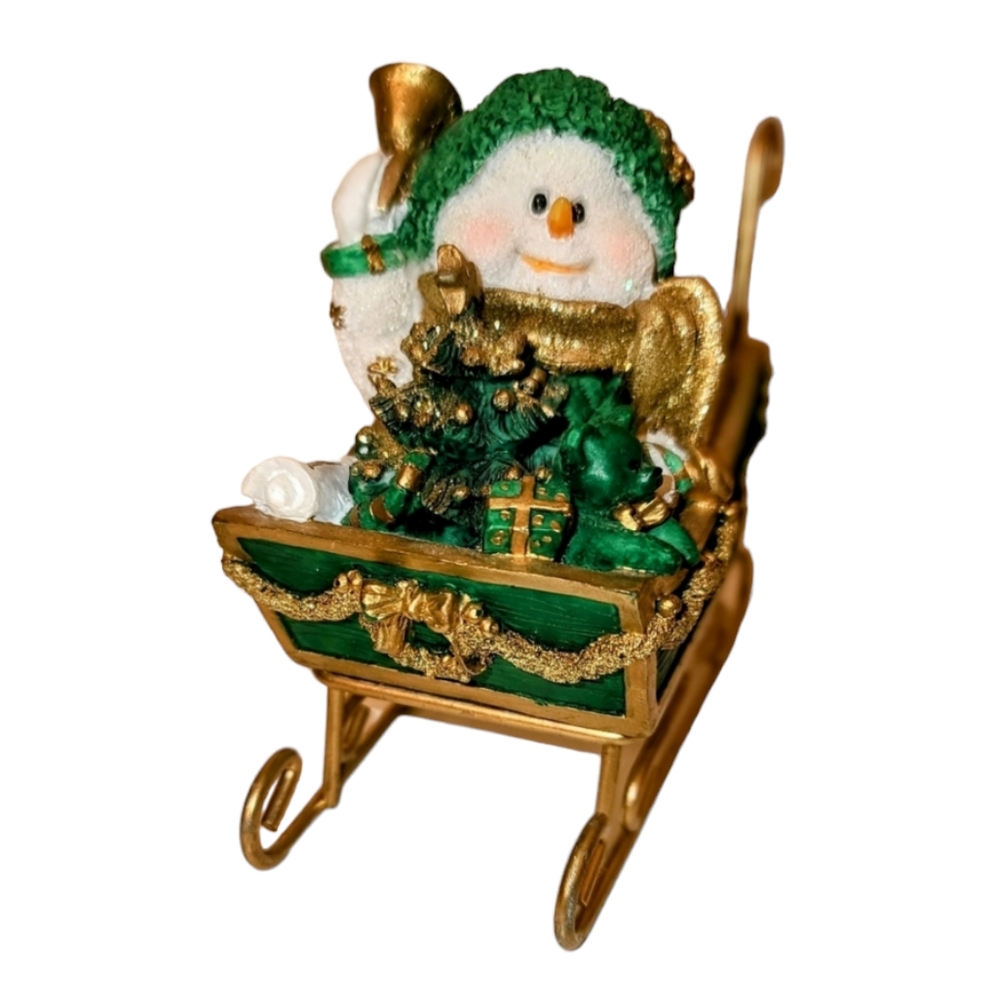 Vintage 2001 Snowman Figurine